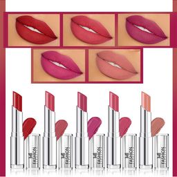 MI FASHION Set of 5 Long Lasting & Creme Matte Lipstick - 3.5 g Each-picture-23