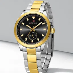 Naviforce Men Dial & Stainless Steel Straps Analogue Chronograph Watch NF9231_S B G-picture-23