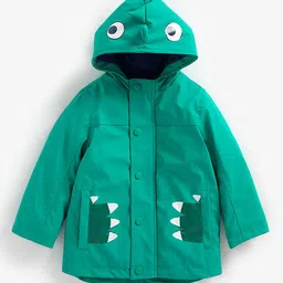 mothercare Boys Green Tailored Hooded 3D Spikes Jacket-picture-37