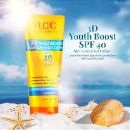 VLCC Set of 3 3D Youth Boost SPF40 Sunscreen Gel Cream - 100g each image 2