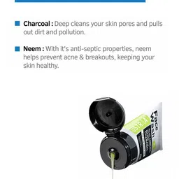 Ustraa Men Neem & Charcoal Face Wash 200 g image 4