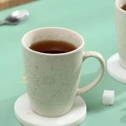 DULI White 2 Pieces Coffee Mugs - 250 ml image 2