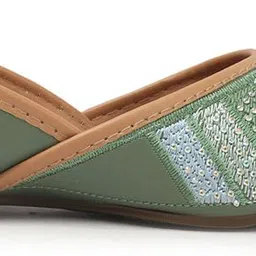 anouk Ethnic Embroidred Jutis and Mojaris Bellies For Women image 4