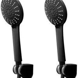 Parryware hand shower 3 - Modes, Bathroom clean black with Hose & clutch set of 2 pic 211 shower-picture-35