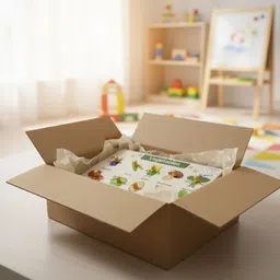 bebota VEGETABLE KNOB WOODEN PUZZLE LEARNING TOY FOR TODDLER OR KIDS PACK OF 1 image 5