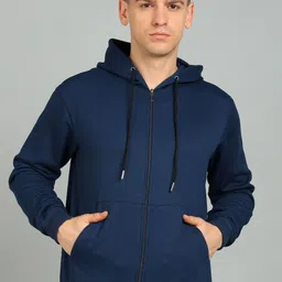 adyavastram Men Full Sleeve Solid Hooded Sweatshirt-picture-19