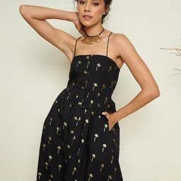 pink paprika by sassafras Women A-line Black Maxi/Full Length Dress image 2