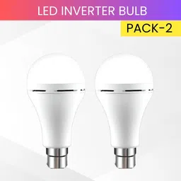 syara 12W Emergency Inverter Bulb, Rechargeable Emergency Led Bulb For Power CutsJ496 4 hrs Bulb Emergency Light image 1