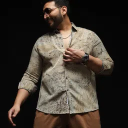 instafab plus Men Regular Fit Printed Casual Shirt-picture-21