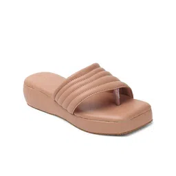 ICONICS Open Toe Flatform Heels image 5