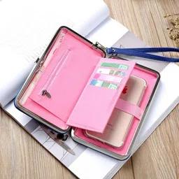 Alexvyan Card Holder Phone Pocket Box Clutch image 2