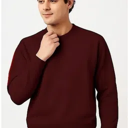 sauryasprime Men Full Sleeve Solid Reversible Sweatshirt image 1
