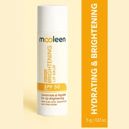 mooleen Brightening Lip Balm with SPF 50 PA+++| Glowy+Hydration | Kojic Acid & Ceramide Natural-picture-26