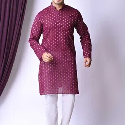 r m dresses Men Pure Cotton Kurta Pyjama Set-picture-10
