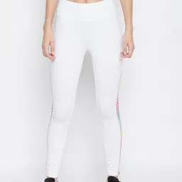 jump usa Solid Women White Tights-picture-12