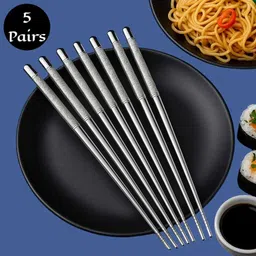 jantrex Cooking, Decorative, Eating, Training Stainless Steel Chinese, Japanese, Korean, Vietnamese Chopstick-picture-27