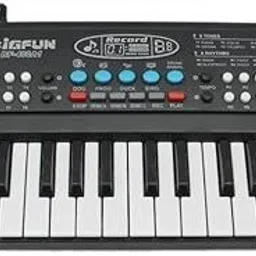 ziddjeet X235 Keys Piano Toy with Microphone, USB Power Cable & Sound Recording Best Birthday Gift for Boys and Girls Musical Instruments Analog Digital Piano image 4