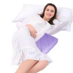 get it PU Foam Diamond Quilt Pregnancy Pillow Pack of 1 image 4