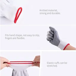 masox store Heavy Duty Washable Reusable Home Garden Agriculture Farmer Rubber Hand B101 Gardening Shoulder Glove image 2