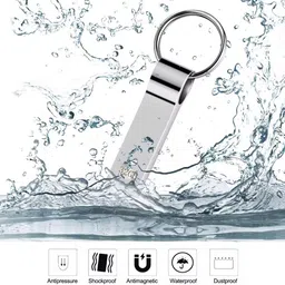 Harry Metal Key Chain USB Flash Drive Sleek, Portable & Durable 64 GB Pen Drive Compatible with Mobile, Laptop, Audio Player, Desktop Computer USB 2.0 Metal Case image 4