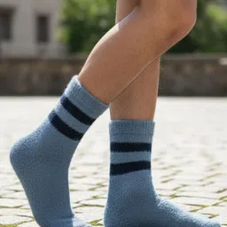 cdeck Men Self Design Calf Length image 3