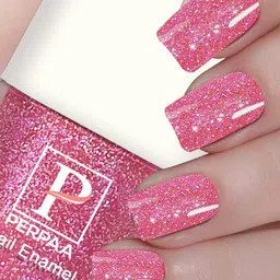 PERPAA Set Of 5 Glitter Light Reflective UV Gel Sparkly Nail Polish - 5ml Each image 5