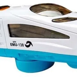 prisma collection high quality speed bullet train toys for kids with 3d lights & music sound auto moving system long musically bullet train toys for small kids image 2