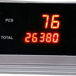 HANUTECH Mix Value Counter Currency Counting Machine With Counterfeit Notes Detection Function and External Display with(MG, UV, MT, IR, 3D, DD) 5 Censors Note Counting Machine image 3