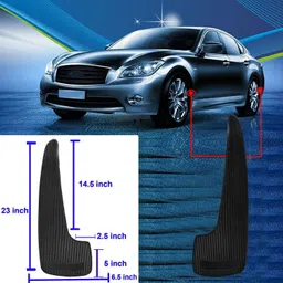 shubh auto Rear Mud Guard, Front Mud Guard For Volkswagen Vento EX 2020 image 4