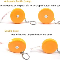 freshfinds Portable Retractable Inch Tape 60" for Body Fitness, Sewing & Craft Measurement Tape image 5