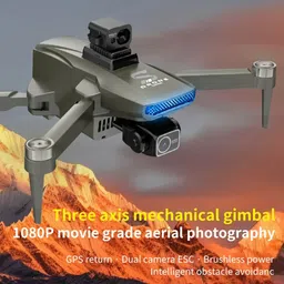clubics Drone S16 8k Professional HD GPS Drone One-key Reflux Positioning Folding Toy Drone image 2