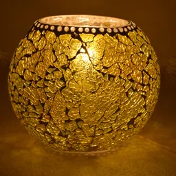 doneria Mosaic Glass Table Lamp for Home/Office/Festival Decoration Table Lamp-picture-25