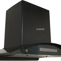 kineed Neuro Curve Shape Bldc 60 Cm Wall Mounted Black 1200 CMH Chimney image 2