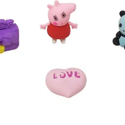 parteet Cartoon Erasers in a Guitar Shape Box for Kids Non-Toxic Eraser image 3