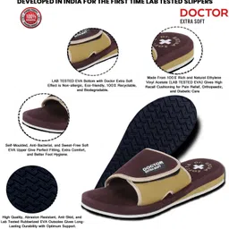 doctor extra soft Ortho Care Orthopaedic and Diabetic Comfort Doctor Slipper, Flip-Flop House Men Slides-picture-30