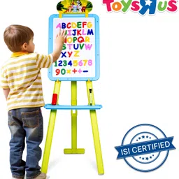 toys r us universe of imagination Magnetic alphabet with White Black Board 8 in 1 Drawing Painting board image 1