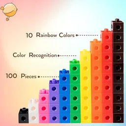 aexoniz toys (Cube+100 Pcs]Construction Block Play,Building Blocks Toy Set for Kids image 3