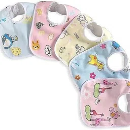 empoison waterproof, super soft cotton daily use, elegant and stylish velcro bib for baby image 2