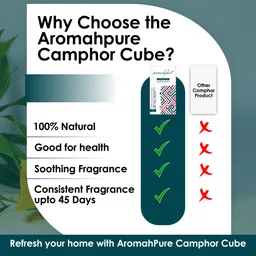 aromahpure Camphor Cube (Cocktail) Car Freshener Blocks image 4