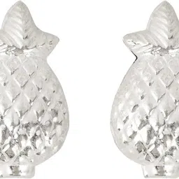 925 Silver Pineapple Fruit for Home Decor, Pooja, Gift Purpose&Donation-Set of 2 Decorative Showpiece - 4 cm-image-54