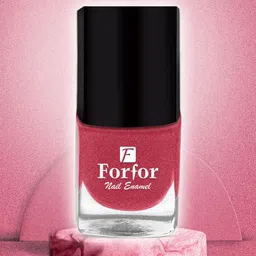 FORFOR Set of 4 Perfect Stay Fast Dry Glossy Nail Enamel - 5ml each & 30 Removal Wipes image 2