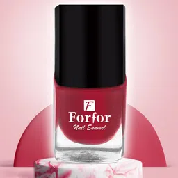 FORFOR Set of 4 Perfect Stay Fast Dry Glossy Nail Enamel - 5ml each & 30 Removal Wipes image 5