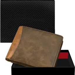zeravi Men Casual, Evening/Party, Formal Brown, Tan Artificial Leather Wallet-picture-18
