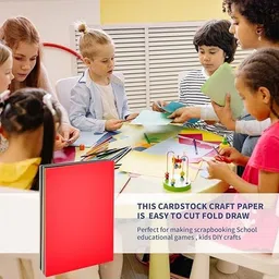 eclet 100 pcs Color A4 Medium Size Sheets (10 Sheets Each Color) Art and Craft Paper Double Sided Colored(Length -27.5 cm Width - 20.3 cm) A100 A1 90 gsm Coloured Paper image 3