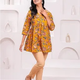 fasvastraa Women A-line Multicolor Above Knee/Mid Thigh Length Dress image 3