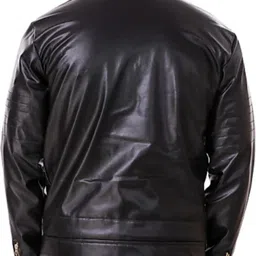 shreyatrend Men Solid Leather Jacket image 2