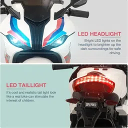 ebabykart Kids RR 12V Battery Operated Ride On Bike for Kids, 1 to 7 Years Bike Battery Operated Ride On image 2
