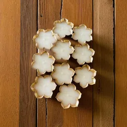 decorcave 3.5 Inch Flower Shape Scented Candle for Home Decor Candle-picture-29