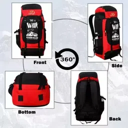 tropsy Mountain Rucksacksbag Hiking Trekking Camping Bag Travel Backpack -60L (RED) Rucksack - 65 L image 4