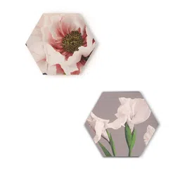 Round Multicolour Bloom Your Way Canvas Set Of 2 Art Print By The Artment image 2